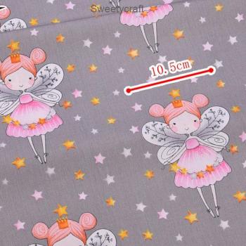 Dreamy Angel Girl Twill Fabric 50x160cm