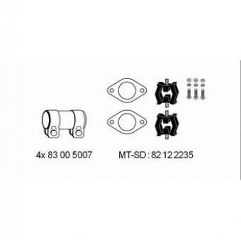 HJS 82 12 2235 Kit di Montaggio Impianto Gas Scarico