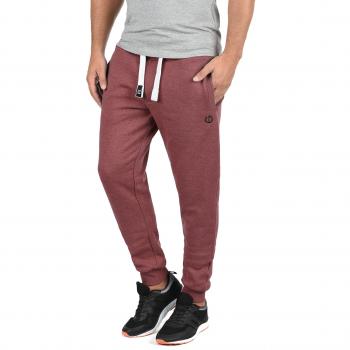 SOLID Benn Herren Sweatpants mit Fleece-Innenseite, Baumwollmischung, Größe:XL, Farbe:Wine Red Melange