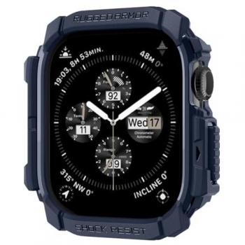 Apple Watch 10 46 mm Spigen Rugged Armor Protective Case – Navy Blue