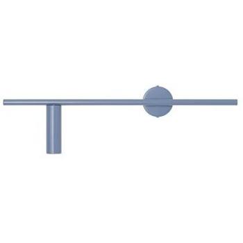 Metall-Wandlampenmodell „SloRest“ – 60 cm, blau, retro‑Design
