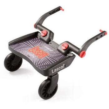 Lascal, Ripiano per passeggino, con attacchi universali, colore Schwarz