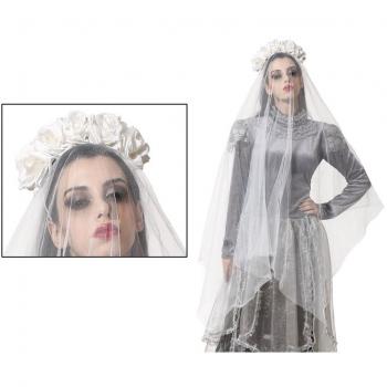 Noiva Etérea: Diadema e Véu Infinito