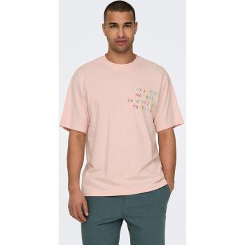 Camiseta Frontal Detallada Only & Sons Hombre