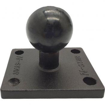 Kit Base Cuadrada Aluminio + Cabezal Bola Garmin