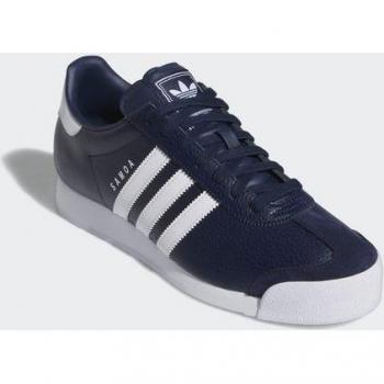 Calzatura Adidas Samoa Uomo Blu Pelliccia