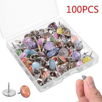 100pcs Map Thumb Tacks