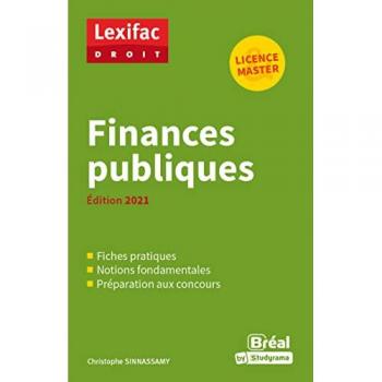 Finances publiques 2021: Licence Master