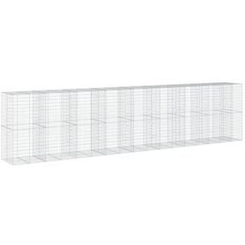 Cesto Gabião 850x100x200 cm com Cobertura de Ferro Galvanizado