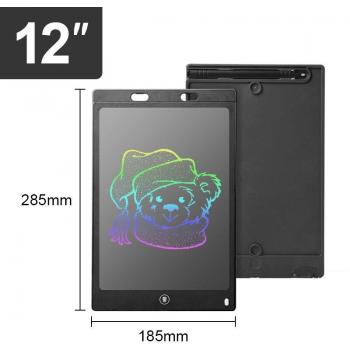 Colorful LCD Writing Tablet, 12 Inch Drawing Pad for Kids and Adults