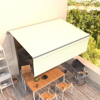 Tente de Jardin Automatique 4,5x3 m Crème