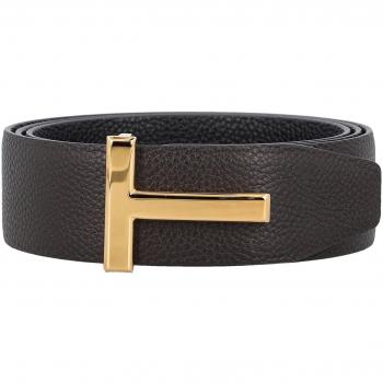 Tom Ford Men's Leather Belt, Brown, 95 CM
