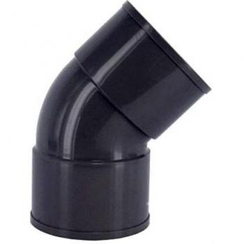 Coudes PVC 45° à double femelle – Ø80 mm – First Plast