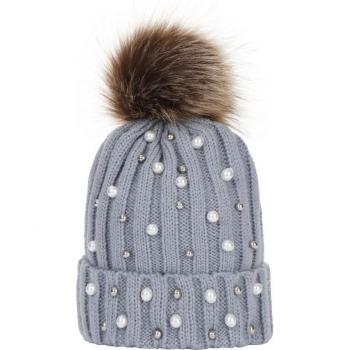 Gorro Casual de Invierno para Niñas con Pompon y Perlas