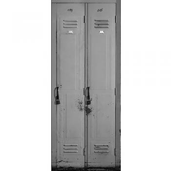 Autocollant Trompe-l'Œil Armoire Industrielle 204 cm