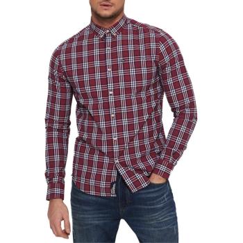 Superdry Ultimate Hemd Herren Universität Oxford XXL Rot