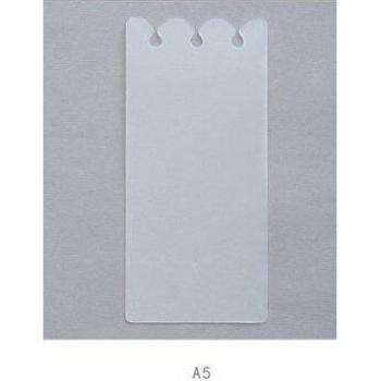 Lote de 4 Unidades: PVC Transparente A5 y A6 con Cinta Subpaquete