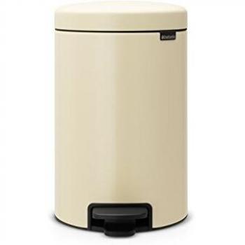 Cubo de Basura Brabantia, 12 l, Color Almendra