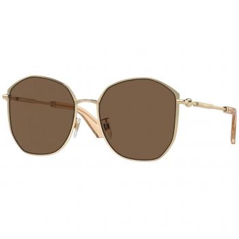 Burberry BE3153D Dorado: Anteojos de Sol Mujer, Ajuste Asian Fit