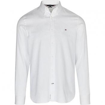 Tommy Hilfiger Hemd Dobby MW0MW25038 Weiß Slim Fit