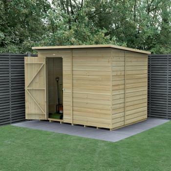 ' x 6' Forest Beckwood Shiplap Pent Shed