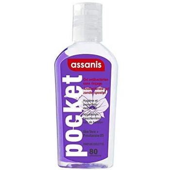 ASSANIS GEL MAINS HYDROALCOOLIQUE PARFUM VIOLETTE 80ML