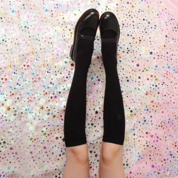 Wilde Langarm-Kalb-Baumwollsocken für Schulen, kein Unterwear-Kompatibel