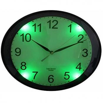 Reloj Ovalado con Sensor de Oscuridad FISHTEC