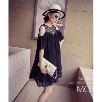 Lace Embroidery Sweatshirt for Pregnant Women