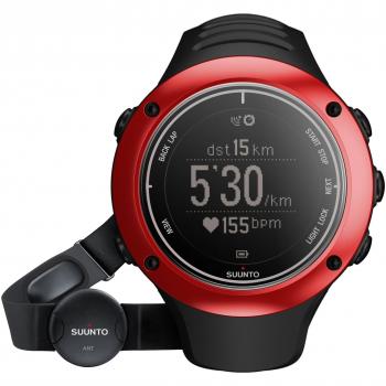 Suunto Ambit 2S GPS Fitness Watch, Black & Red Colorway