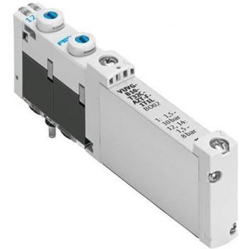 Festo 573410 2‑Way 3‑Position NC Solenoid Valve, 150 L/min, Flanged, Monostable Design