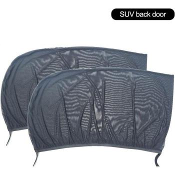 2pcs Car Side Window Sunshade with Anti-Mosquito Mesh