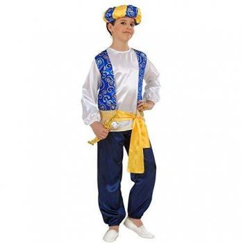 WIDMANN Faschingskostüm Sultan in Blau und Gold