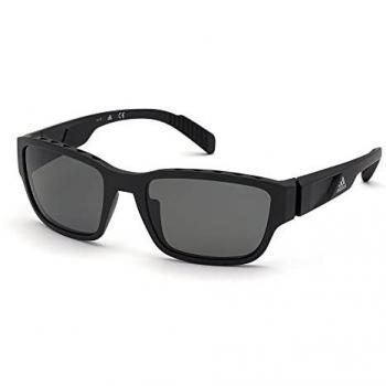 Adidas Sport SP0007 Polarized 02D Black Men’s Sunglasses Size 57mm
