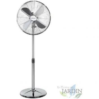 Eclipse Ventilatore Regolabile in Altezza Orbegozo 60W Argento