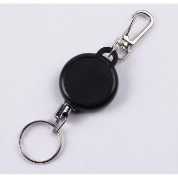 60cm Modern Black ID Badge Reel Key Holder