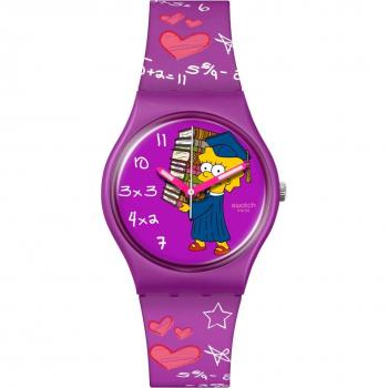 Swatch SO28Z118 Purple Lisa Edition – The Simpsons