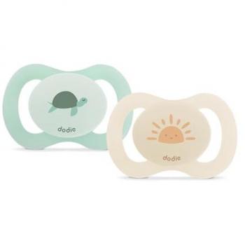 Dodie Sucette Anatomique Duo 0-2 Mois Newborn Vert N3