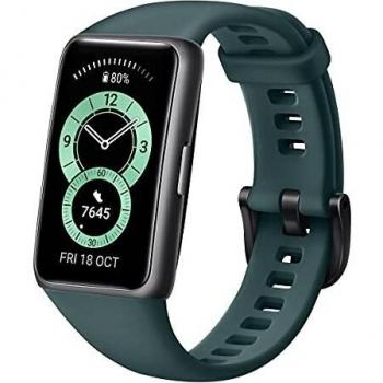 Huawei Band 6 Forest Green Smartwatch – Proaktives Gesundheitsmonitoring, 2 Wochen Akku