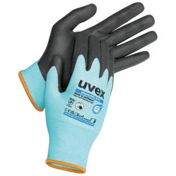Protection UVEX Phynomic B XG, taille 7 – Bleu (gants anti-abrasion)