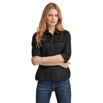G-star Camicia Fitted Officer Dark Black 2XS