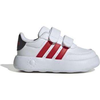 Adidas Breaknet 2.0 Neonati: Colore Bianco, Scarlet e Carbonio, Taglia EU 23,5