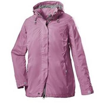 STOY Damen Outdoorjacke mit abzippbarer Kapuze STS 11, lila, Größe 46