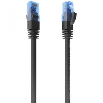 Black 15m Cat6 Rigid Ethernet Cable – Aisens AWG26