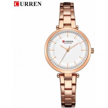 CURREN Frauen Armbanduhr Edelstahl