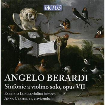 Berardi sinfonie for violin book i opus 7 fabrizio longo anna clemente tactus tc 630201