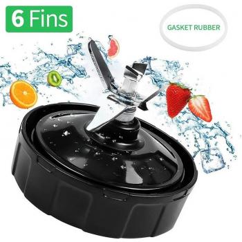 6-Fin Replacement Blade for Nutri Ninja Auto-IQ 16 Oz