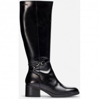 Botas de piel para mujer Wonders con diseño elegante y tacón