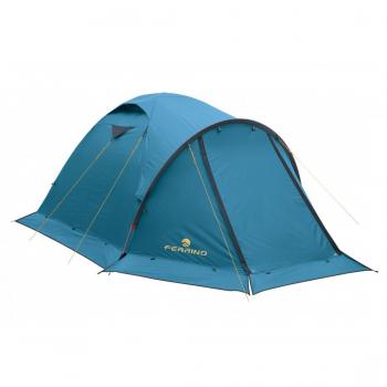 Tenda Skyline 3 di Ferrino, per tre persone, colore blu e asta in fibra di vetro