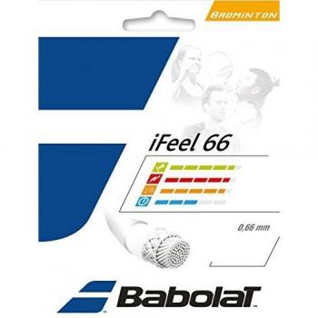 Babolat iFeel 66 Badminton‑Pack – 0,66 mm Schläger, 10,2 m Netz, Weiß